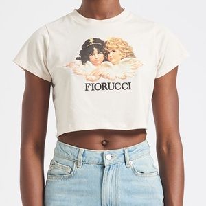Fiorucci vintage angels cropped top s